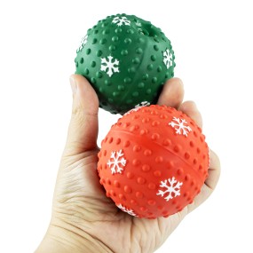 Dog Chew Toy Manufacturer - Latex Xmas Rubber Squeaky Throw