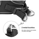 狗背带厂家-橙色透气空气网眼运动可调