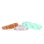 狗项圈厂家-时尚可调防水PVC量子图案