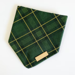 狗围巾厂家-可定制三角格子可调