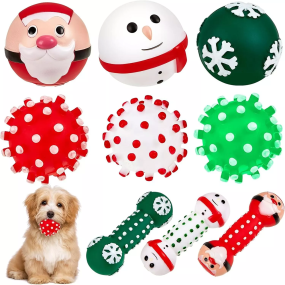 Pet Toy Manufacturer - High Quality Vinyl Christmas Ball Series