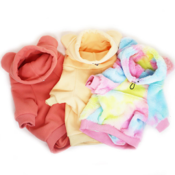 狗卫衣厂家-豪华加垫毛绒外套冬季