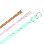 狗项圈厂家-时尚可调防水PVC量子图案