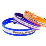 狗项圈厂家-哑光反光防水PVC雕刻