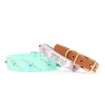 狗项圈厂家-时尚可调防水PVC量子图案