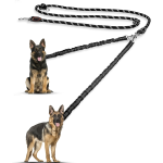 狗牵引绳厂家-360度旋转分隔器双犬用