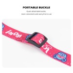 狗牵引项圈厂家-豪华设计师聚酯可爱印花