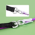 狗训练绳厂家-耐用圆形尼龙带手柄