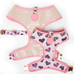 宠物背带厂家-高品质PU皮革2合1可翻转