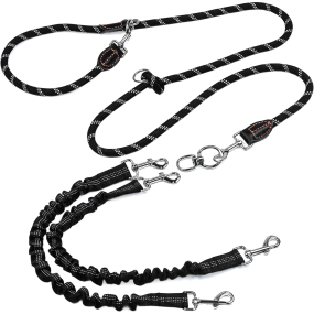 Dog Leash Manufacturer - 360° Rotating Separator for 2 Dogs