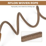 幼犬牵引绳厂家-豪华尼龙圆绳反光带