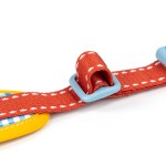 狗背带厂家-可定制中小犬格子设计