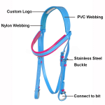 马具产品厂家-可定制个性化额带PVC