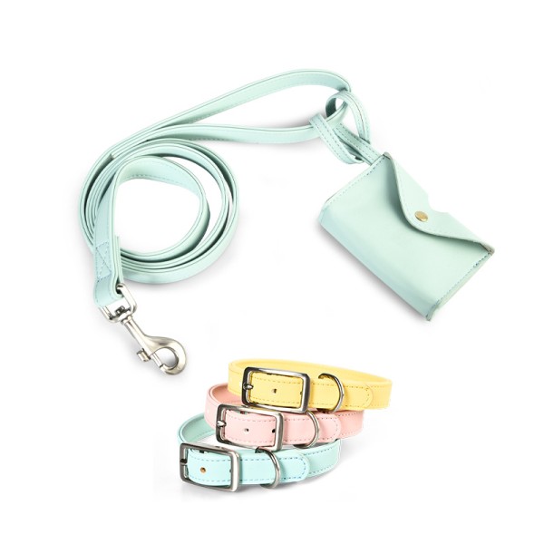 狗项圈牵引绳厂家-重型合金真皮