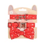 Dog Collar Set Manufacturer - with Bow Colors Bow Tie Adjustable