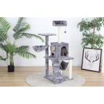 猫爬树厂家-豪华抓塔多功能木质