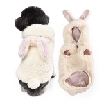 宠物服装厂家-可回收法兰绒兔子Cosplay冬季外套