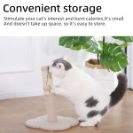 猫秋千厂家-新款设计毛绒抓柱剑麻