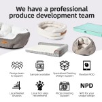 Dog Couch Bed Supplier - Extra Thick with Handles 300000+ Pcs Year