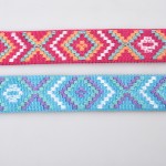 狗散步项圈厂家-豪华D环可调皮革拼接