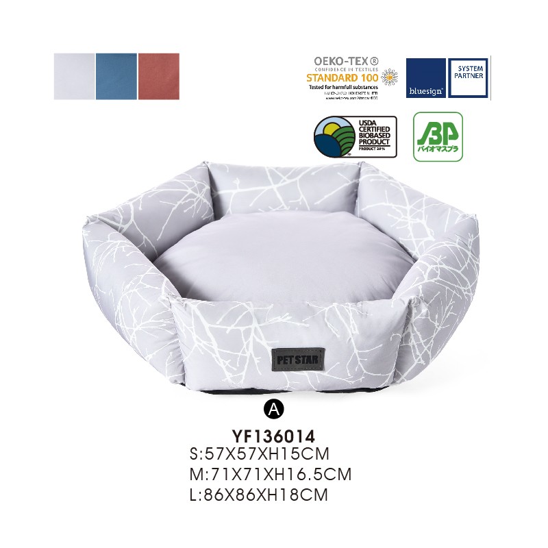 宠物床厂家-环保索罗娜圆形固定垫四季通用