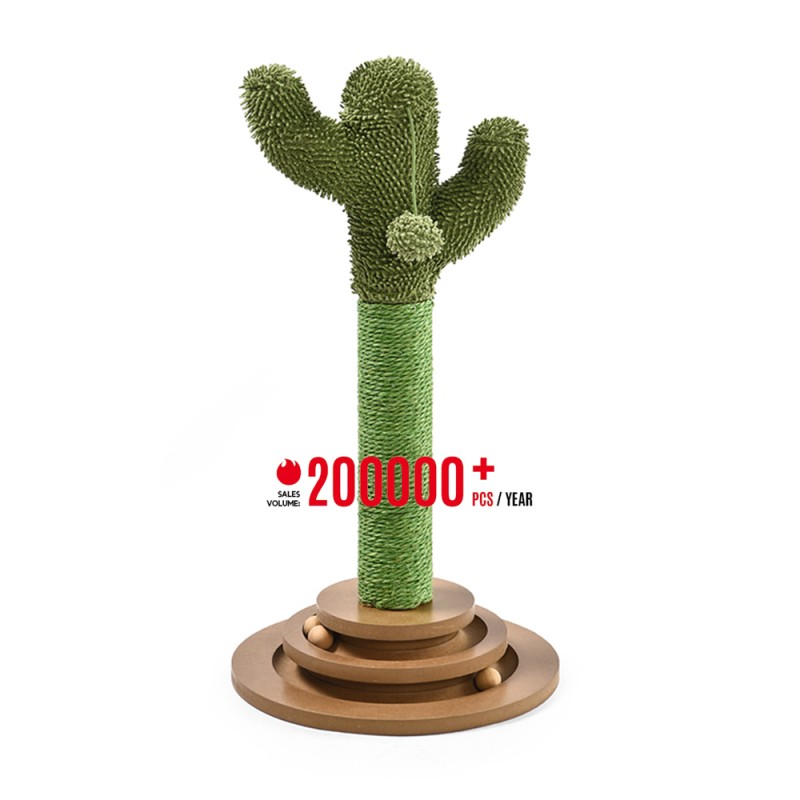 Cat Scratching Post Factory - Best Selling Puzzle Cactus Ball Tower