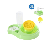 宠物喂食器套装厂家-环保防漏无BPA2合1