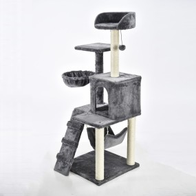 猫爬树厂家-豪华抓塔多功能木质