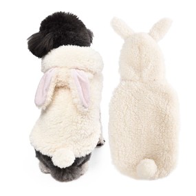 宠物服装厂家-可回收法兰绒兔子Cosplay冬季外套