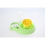 宠物喂食器套装厂家-环保防漏无BPA2合1