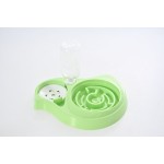 宠物喂食器套装厂家-环保防漏无BPA2合1