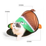 猫隧道厂家-可折叠隐藏处鸭形互动