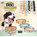 宠物项圈厂家-豪华锦缎 ribbon尼龙印花