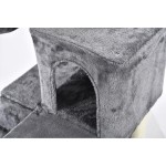 猫爬树厂家-豪华抓塔多功能木质