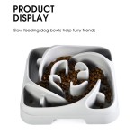 狗碗厂家-新款设计趣味方形慢食智商玩具