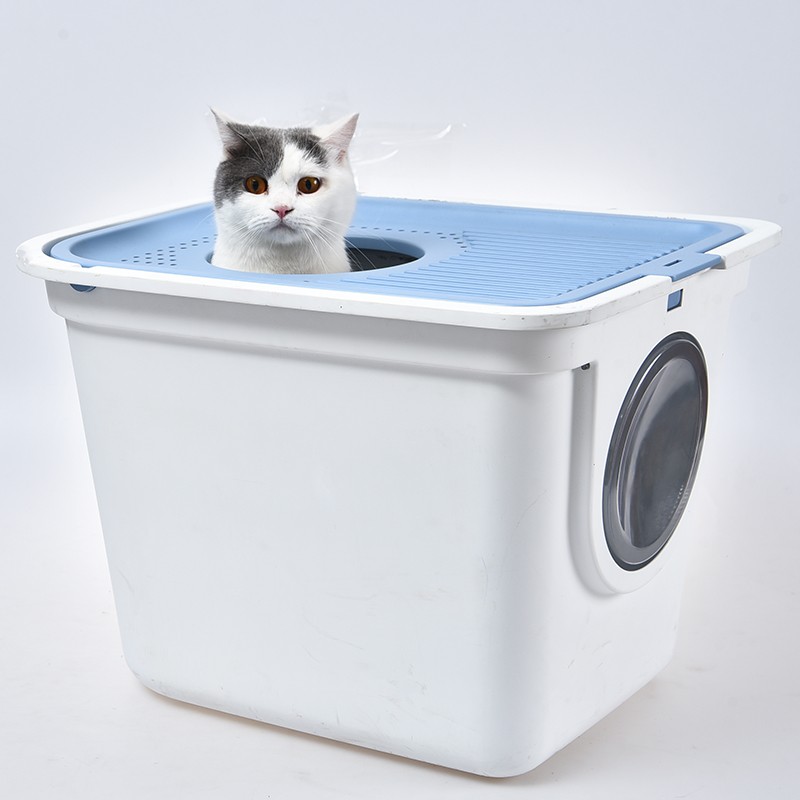 Cat Toilet Box Supplier - Wholesale Double Door Plastic Large Space
