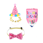 犬类生日套装生产商-热销棉质三角巾