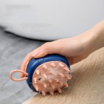 宠物按摩刷供应商-橡胶scrubber沐浴露分配