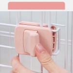 猫笼厂家-大型4层不锈钢粉色