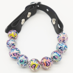 宠物项圈生产商-创意亚克力多巴胺混色