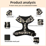 宠物胸带厂家-尼龙透气防挣脱