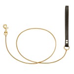 宠物链条牵引供应商-4mm金色不锈钢焊接