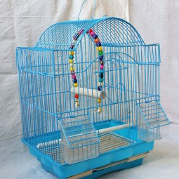 宠物鸟笼供应商-可爱蓝粉色繁殖金属