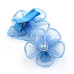 宠物蓬蓬裙厂家-春夏海盐蓝色纱布