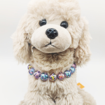 宠物项圈生产商-创意亚克力多巴胺混色