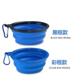 便携犬碗厂家-可折叠TPE硅胶旅行