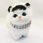 犬类项圈供应商-金属PU链小中型猫