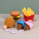 宠物食物玩具供应商-发声填充薯条耐咬