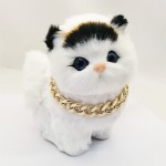 犬类项圈供应商-金属PU链小中型猫