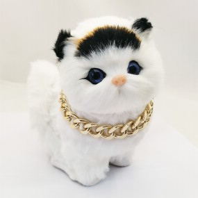 Dog Collar Supplier - Metal PU Chain Small Medium Cats